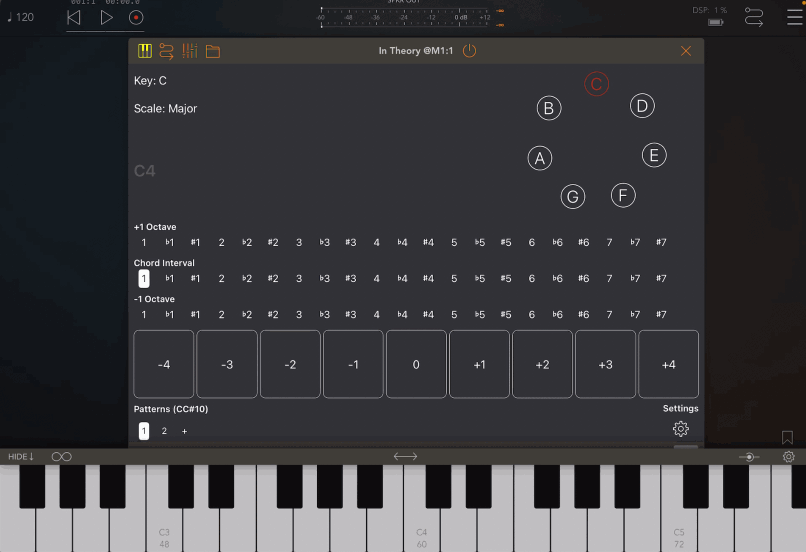 MIDI Keyboard support.