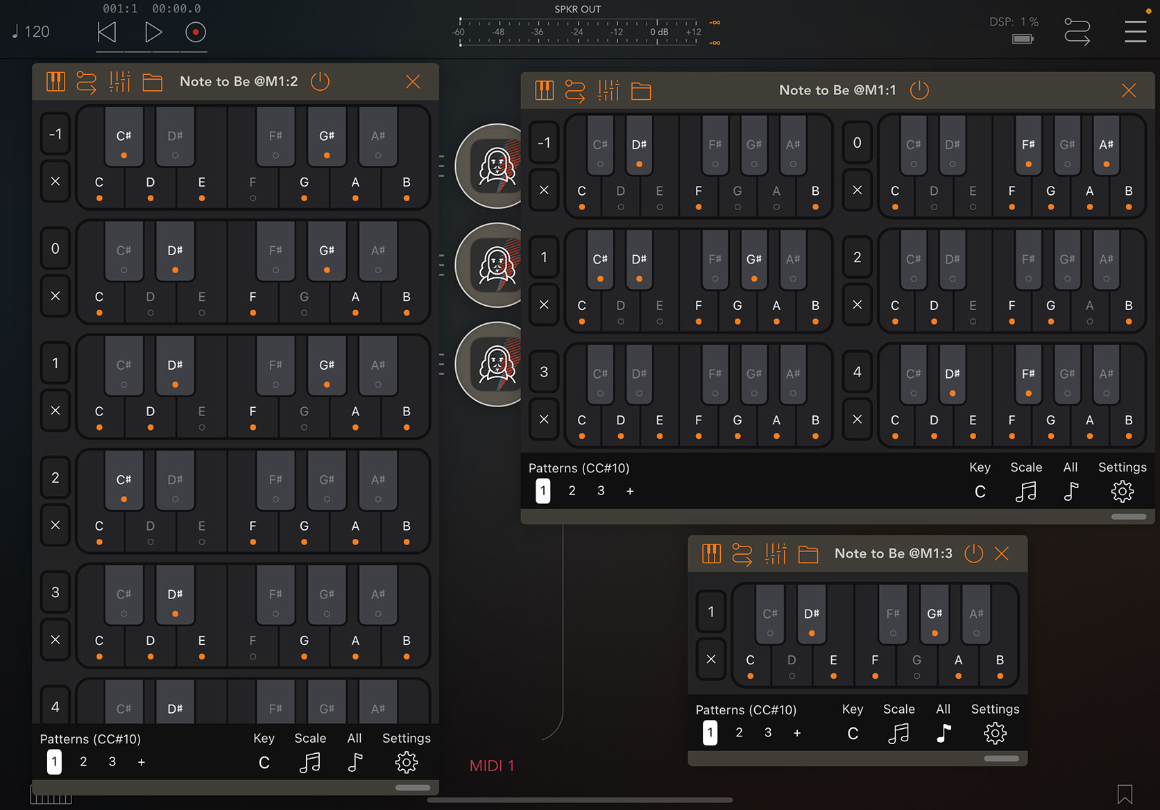 Control multiple synths simultaneously.