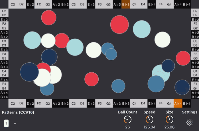 Generate MIDI with Physics