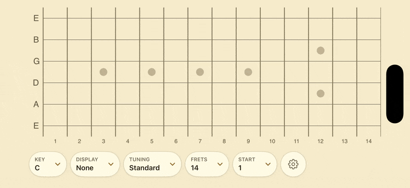 FretBud MIDI output settings