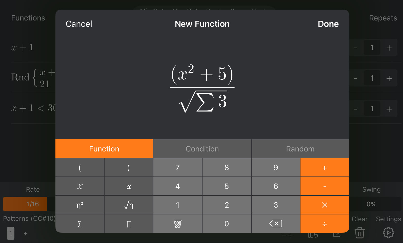 Build your math functions