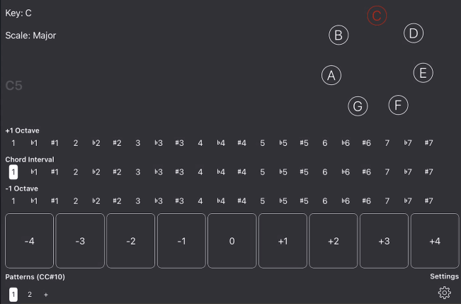 Interval Based MIDI Keyboard