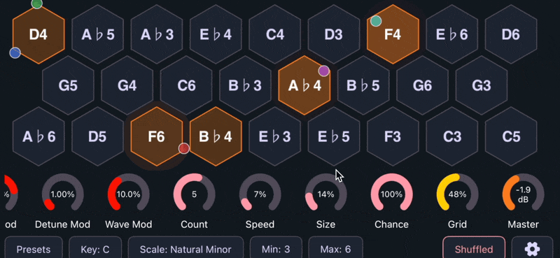 Physics-Driven Generative Music
