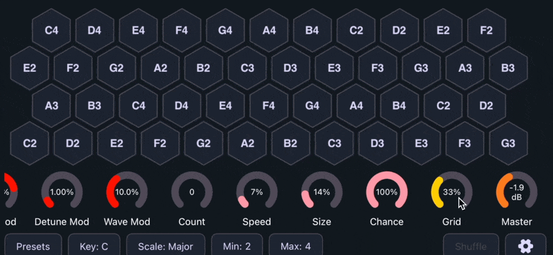 Hexagonal Field Interface