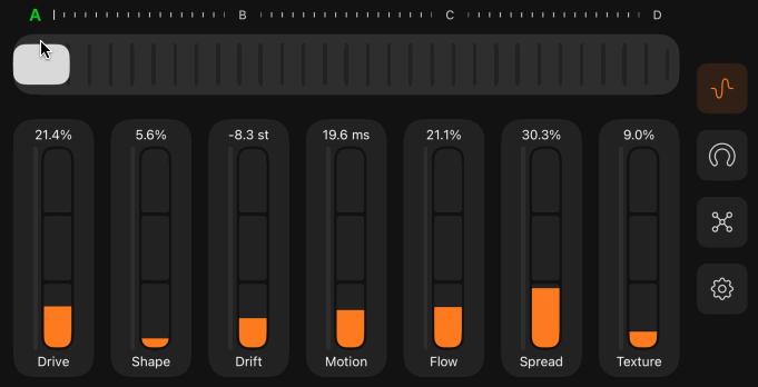 Shape your sound in 4 stages