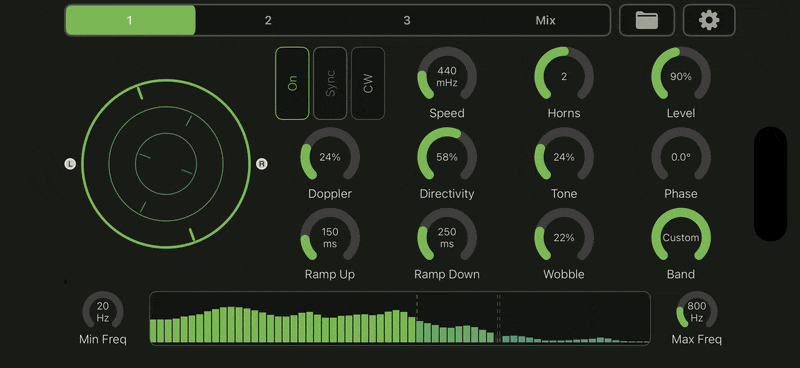 Three Independent Rotary Layers